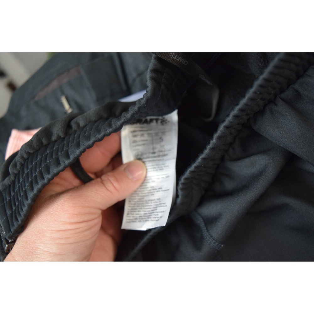 Craft CORE Essence Nordic Small Black Windproof Nordic Ski IStop Pants Mens - Picture 3 of 4